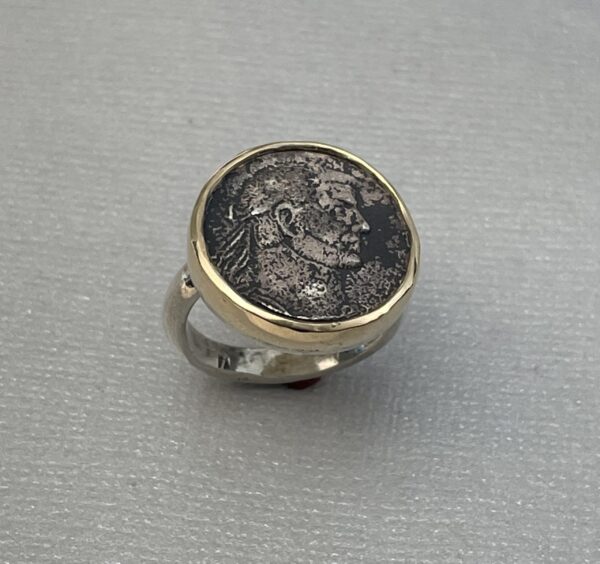 Ancient Roman Coin Ring