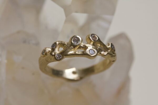 Organic Style Diamond Ring