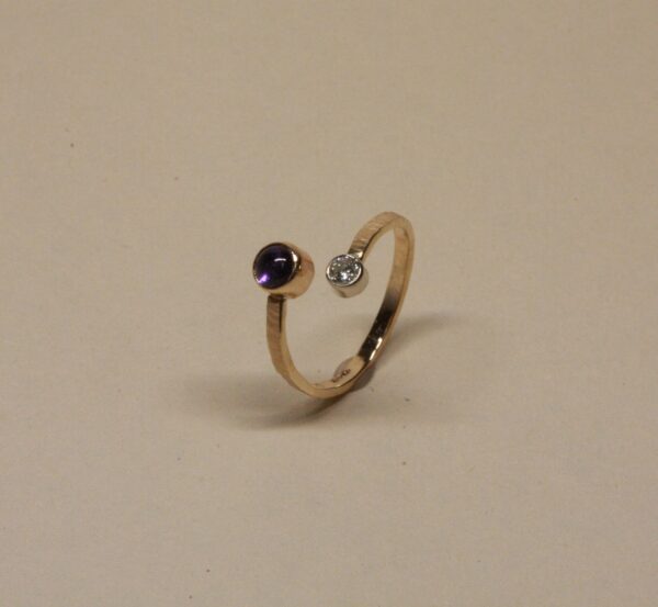 Sapphire & Diamond Ring