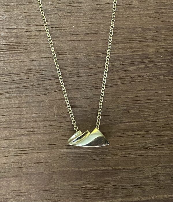 Sterling Silver Mountain Necklace - Image 2