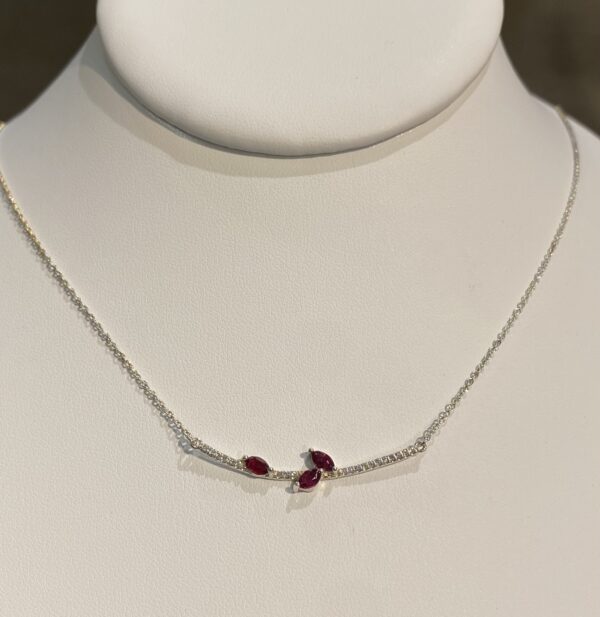 Ruby and Diamond Necklace