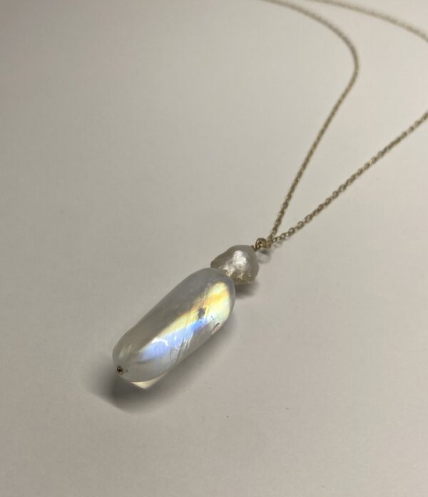 Pearl and Moonstone Necklace