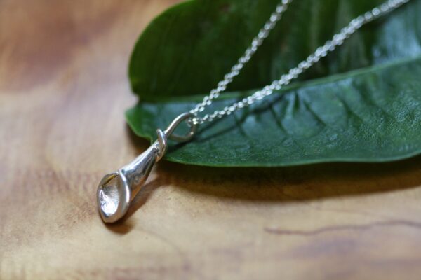 Sterling Silver Lily Pendant