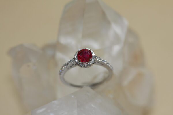 Ruby Ring w/ 30 Diamonds