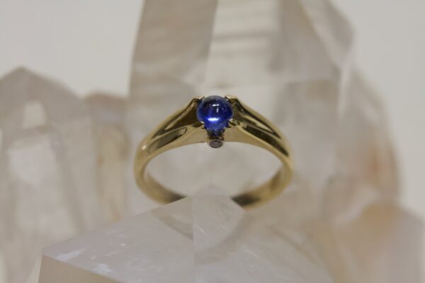 14K Sapphire Cab SOLD - Image 2