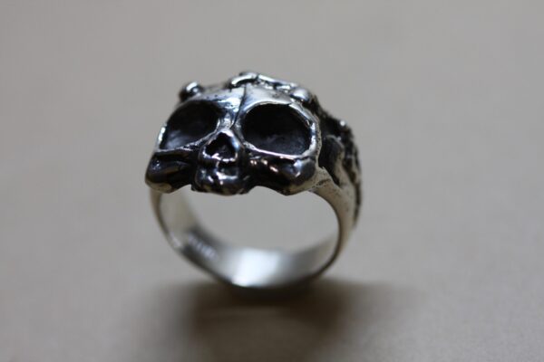 Sterling Silver Skull Ring - Image 2